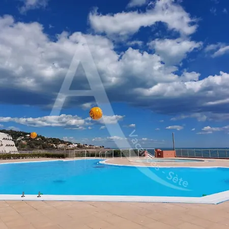 Cap Corniche Piscine, 4 Personnes Clim, Wifi Et Parking Apartmán Sète